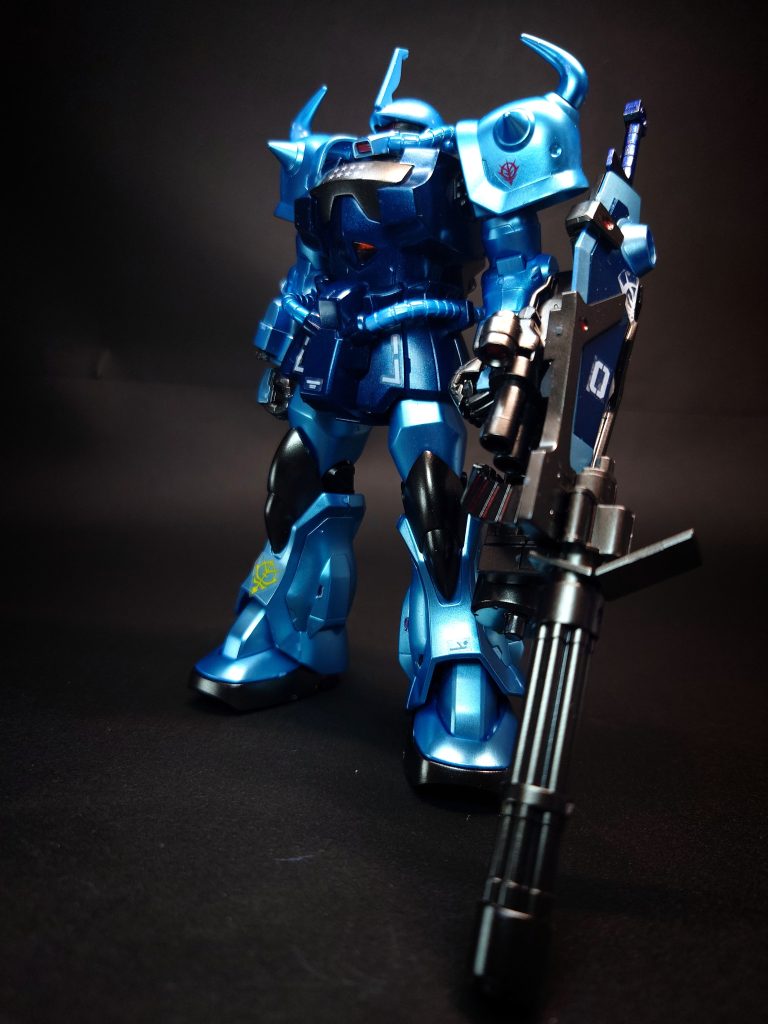 開発にはグフフライトタイプと同じパーツを用いて行われたとも言われ、外観にも共通点が多く見られる。 元々の機体性能を活かし、特に機動性が非常に高くなっている。武装は多くないものの、スピードで翻弄しつつ下記の武装をトリッキーに使い分けることで非常に高いポテンシャルを秘めていることをうかがわせた。