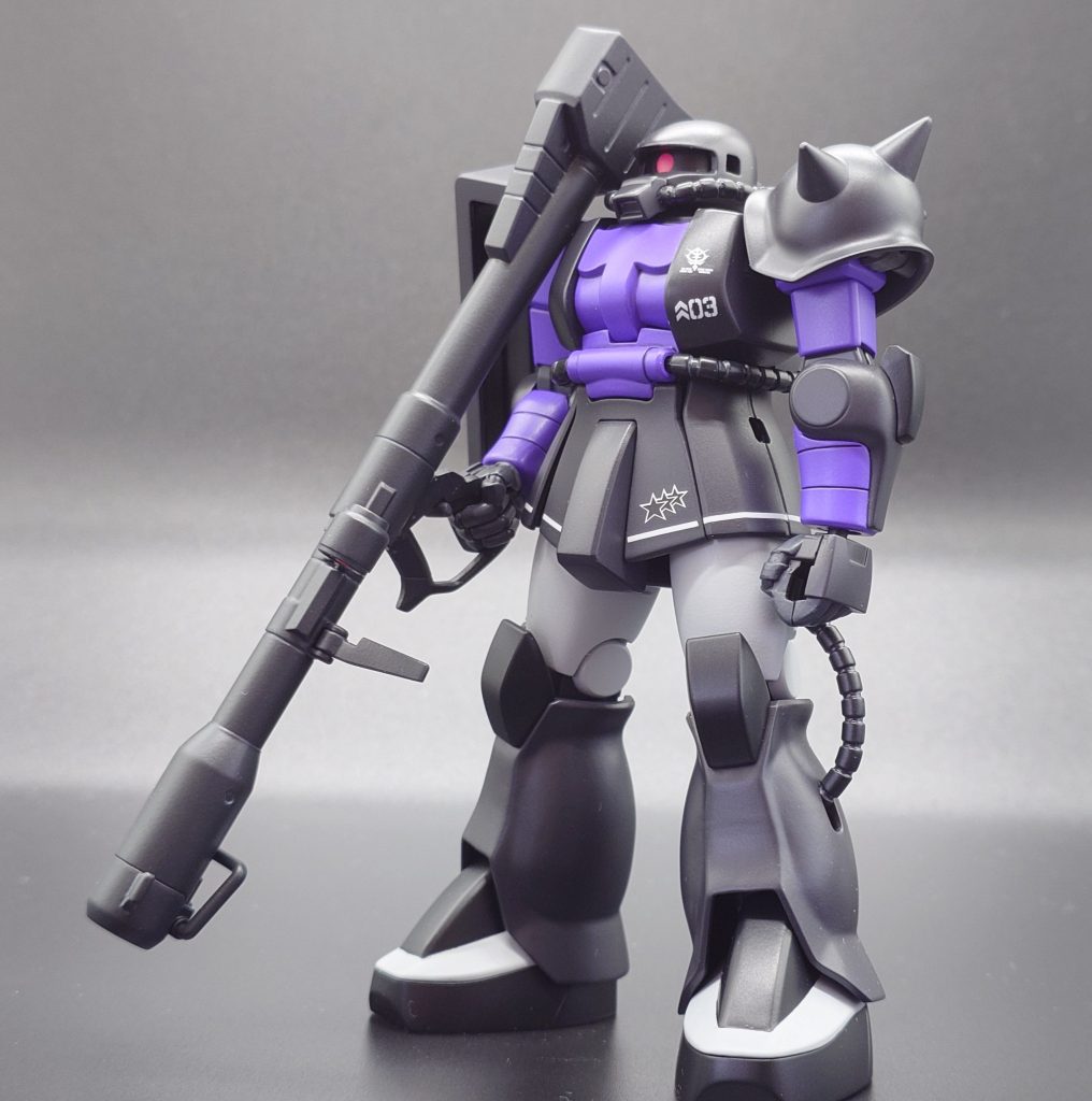 HGUCザクII(黒い三連星仕様)–2枚目/制作者：kame-izx