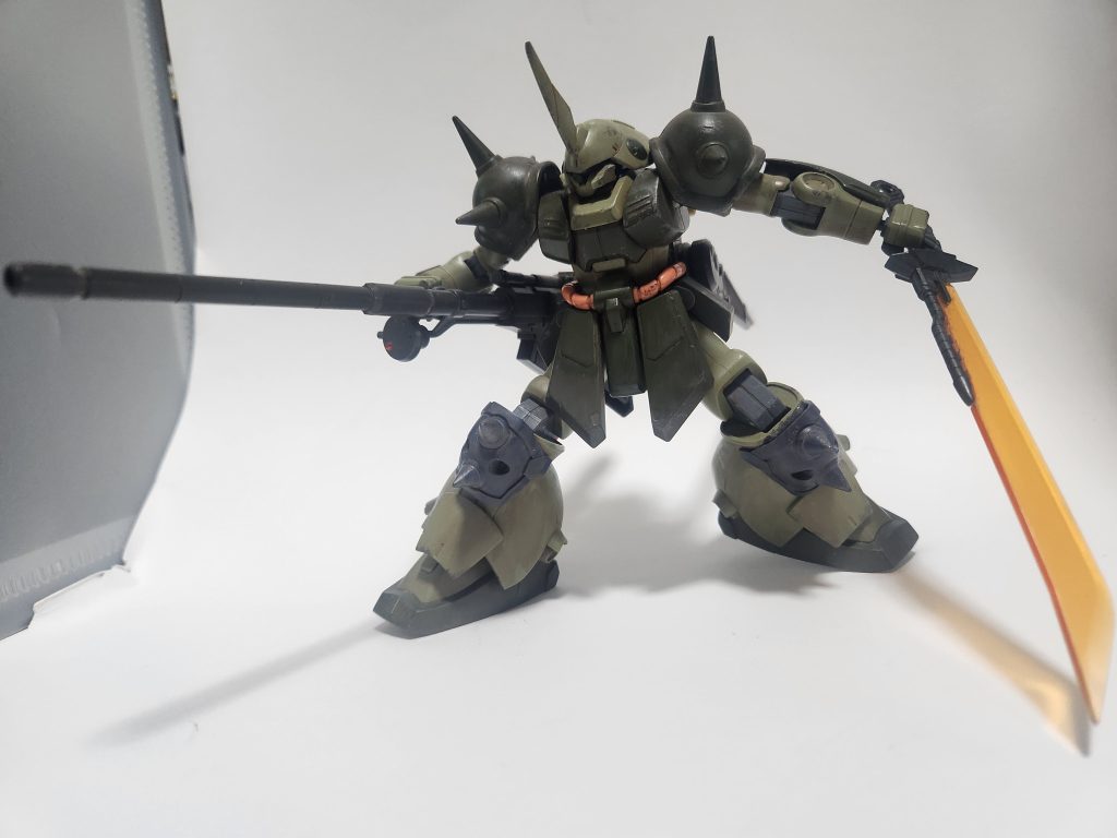 ランゲ・ブルーノ砲も装備。砲身パーツを紛失したのでジャンクパーツで改修。