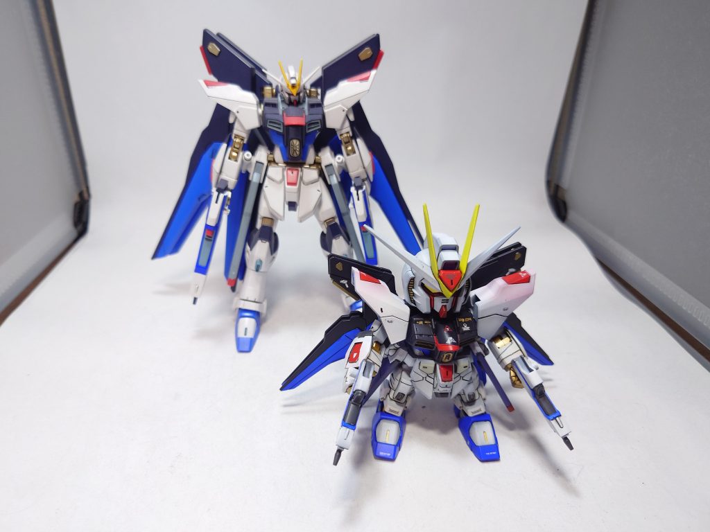 随分前に作った部分塗装と墨入れだけしてつや消し吹いたストフリです