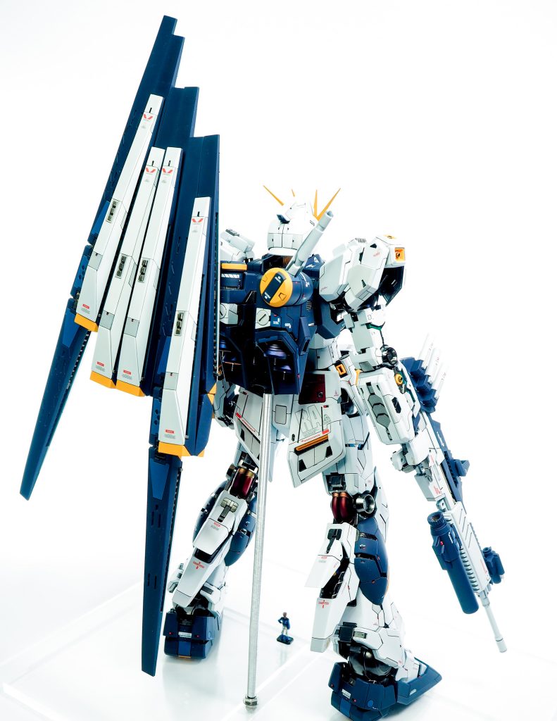 フィン・ファンネルが真っ直ぐになるように軸打ちしました。