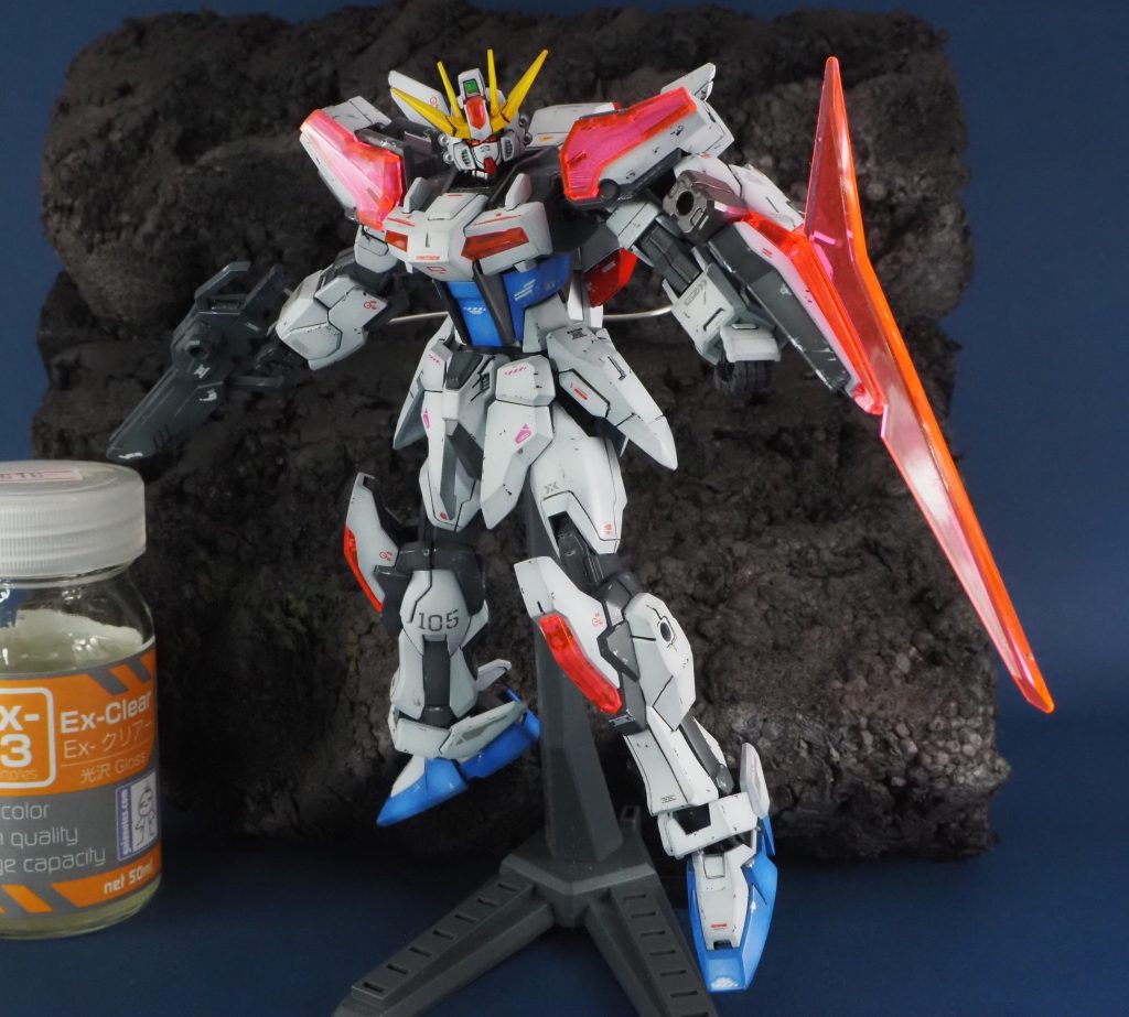 肩アーマーの一部を取り付けていませんが、これはもう一つのエクシードギャラクシーの方で理由をご説明いたします