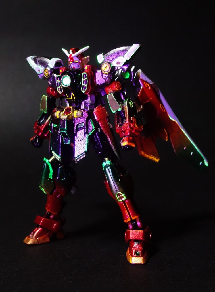 完成間近であったガルーダだったが、ルオ商会による回収計画にネオ・ジオン残党が介入した大規模な戦闘によるヘリウムプラント群の大爆発を機に、フェネクスは一切地球圏に姿を表さなくなった。結果としてガルーダは出撃のチャンスを得られずお蔵入りになってしまった、というのがもっぱらのウワサだ。