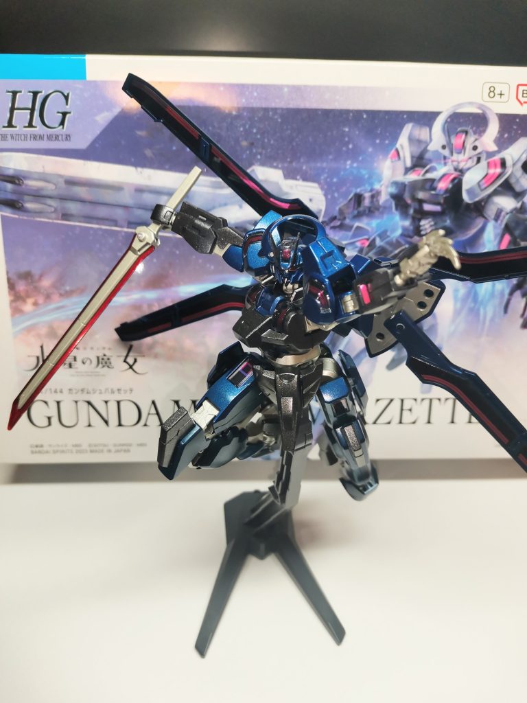 ガンダムシュバルゼッテ(ブルーメタリックver)–5枚目/制作者：JASカツヲ