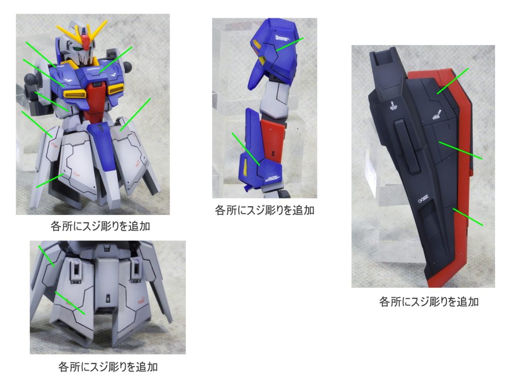 HGUC Zガンダム EVOLUTION PROJECT–2枚目/制作者：gunplacraft