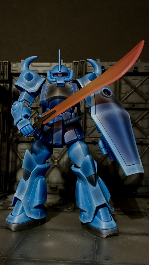 正面から。これから墨入れとか汚しを少しするかもです。