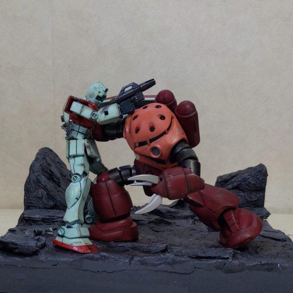 ジム＆ズゴック ジャブローに散る