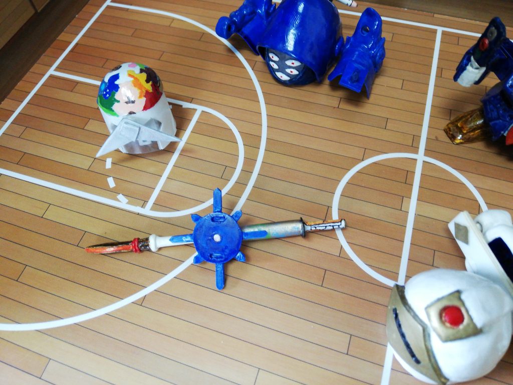 遊び心で旧作の武器と合体出来ます