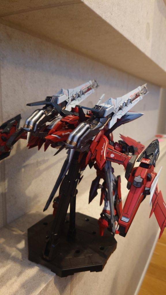 エクリプスガンダム2号機 ライジンストライカーパック装備　ミキシング全塗装–4枚目/制作者：@mymm
