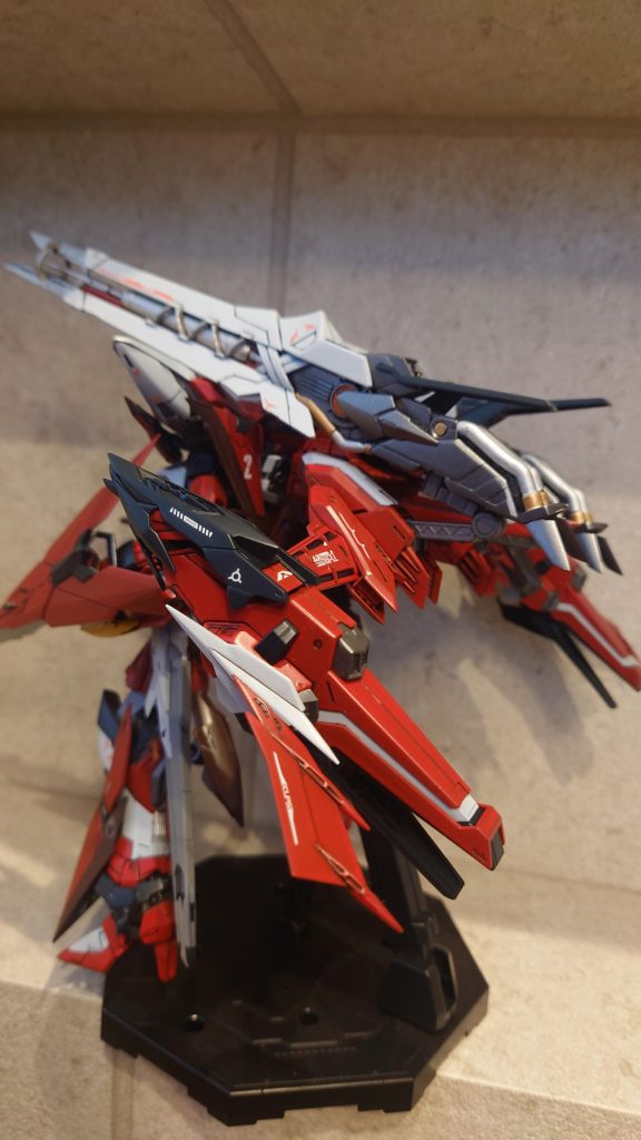 エクリプスガンダム2号機 ライジンストライカーパック装備　ミキシング全塗装–6枚目/制作者：@mymm