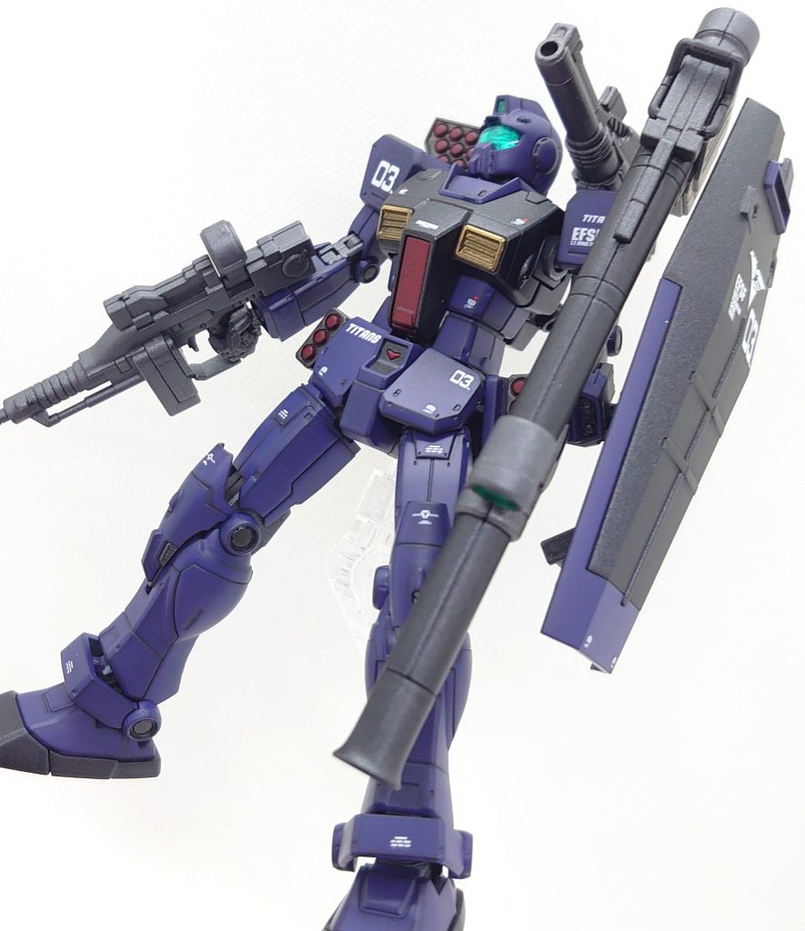 HGGTO RGM-79 ジム (ショルダー・キャノン装備/ミサイルポッド装備) 『ジムの日に向けて』–2枚目/制作者:早摘みレモン