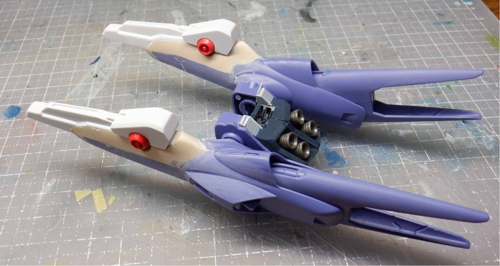 キマリスブースターにEx-Sの膝を繋げます。