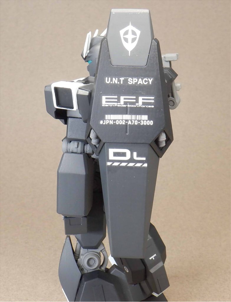 U.N.T.(非通常戦術)　SPACY(特別分類建造場)EFF(地球連邦軍)DL(ダルシー基地)EFF表記は宇宙でも陸でも空でもない上位存在な感じがして良いですね 