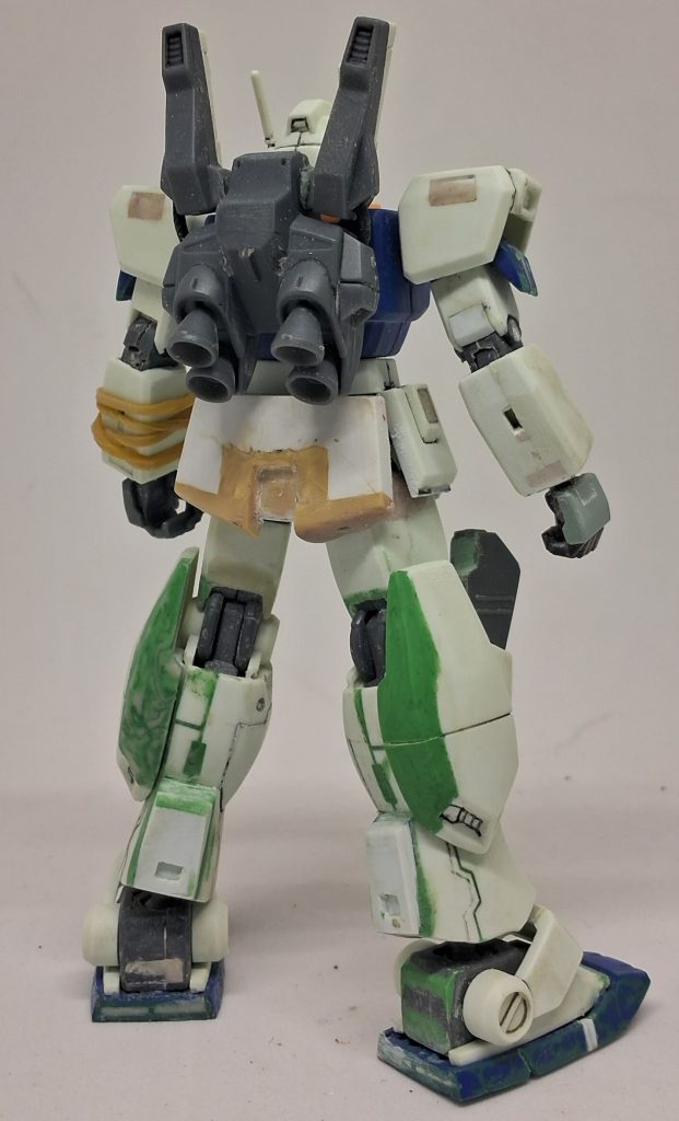 リアスカートとレッグブースターも改造しましたが、これが一番難しい部分です