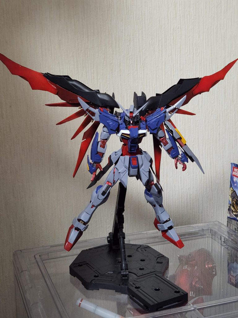 仕上げ前のデスティニーです。ほぼ見えなくなるので撮っておきました。 ご覧いただきありがとうございました。また、機会があれば投稿したいと思います。