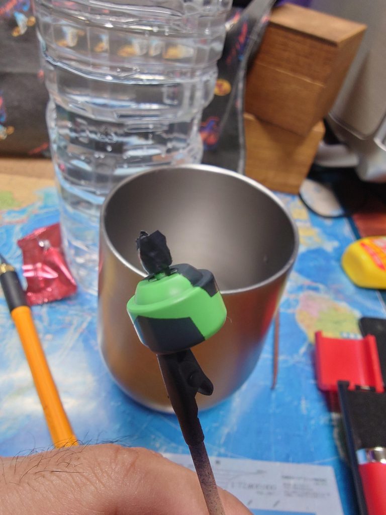 マスキング剥がして、具合を確認。