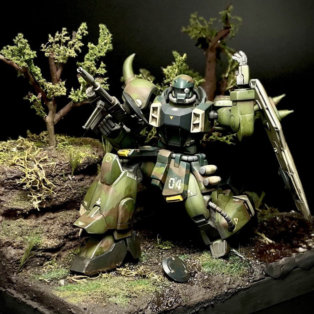 密林への進軍(ザクウォーリア)｜@Zaki_0078さんのガンプラ作品