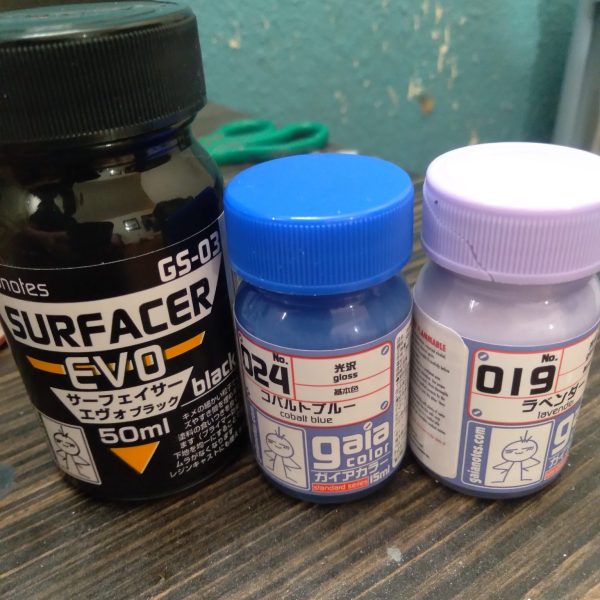 Gaianotes surfacer and paint