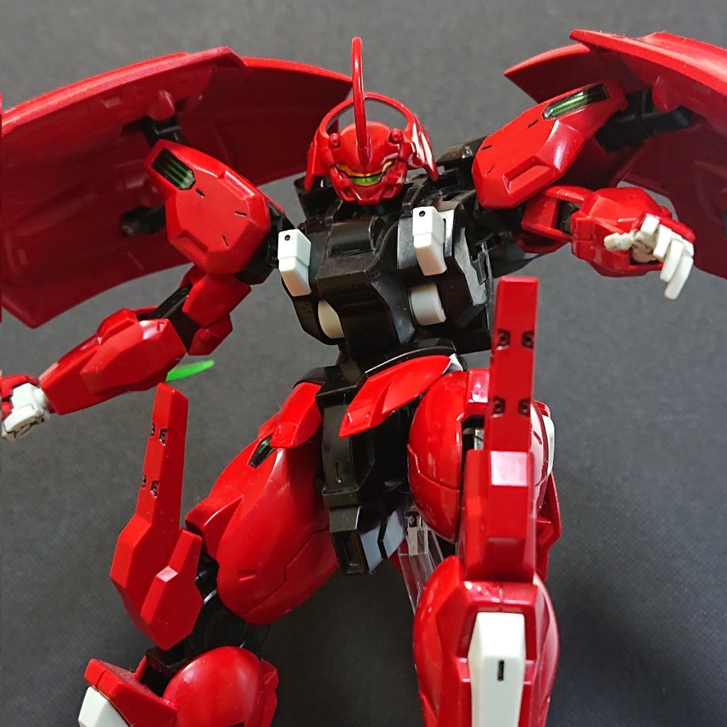 今回アクリジョンで筆塗りしてみました