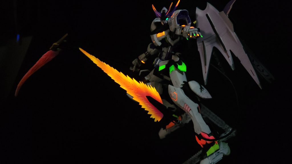 大型テイルビームブレード「FACT」 尻尾をMGエピオンのビームソードで表現しました