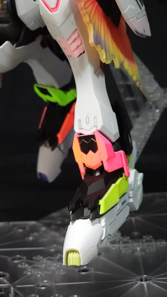 ローラースケートイメージの足底装備ヴェルデバスターDXセットにHGエアリアルのパーツを付けてみました