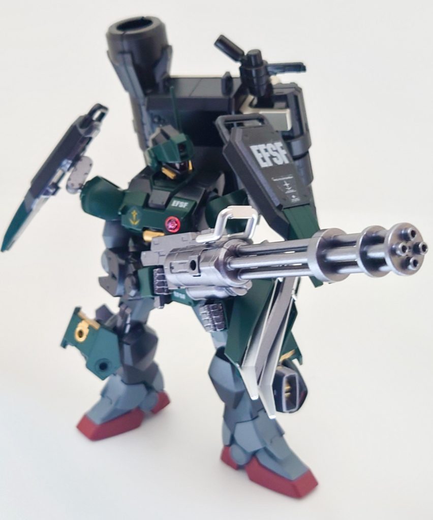 武器3 ガトリング砲普段は背部のウェポンコンテナに取付けて運用している設定です。こちらも境界戦機の武器になります。