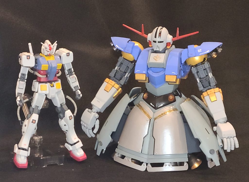 ガンダムとの比較。
