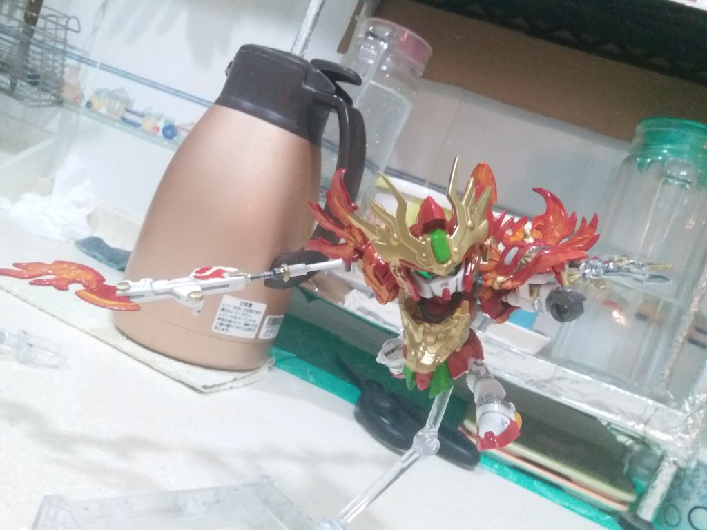 三国伝 姜維ガンダムF91–3枚目/制作者：LUNLUN（邪道可動）