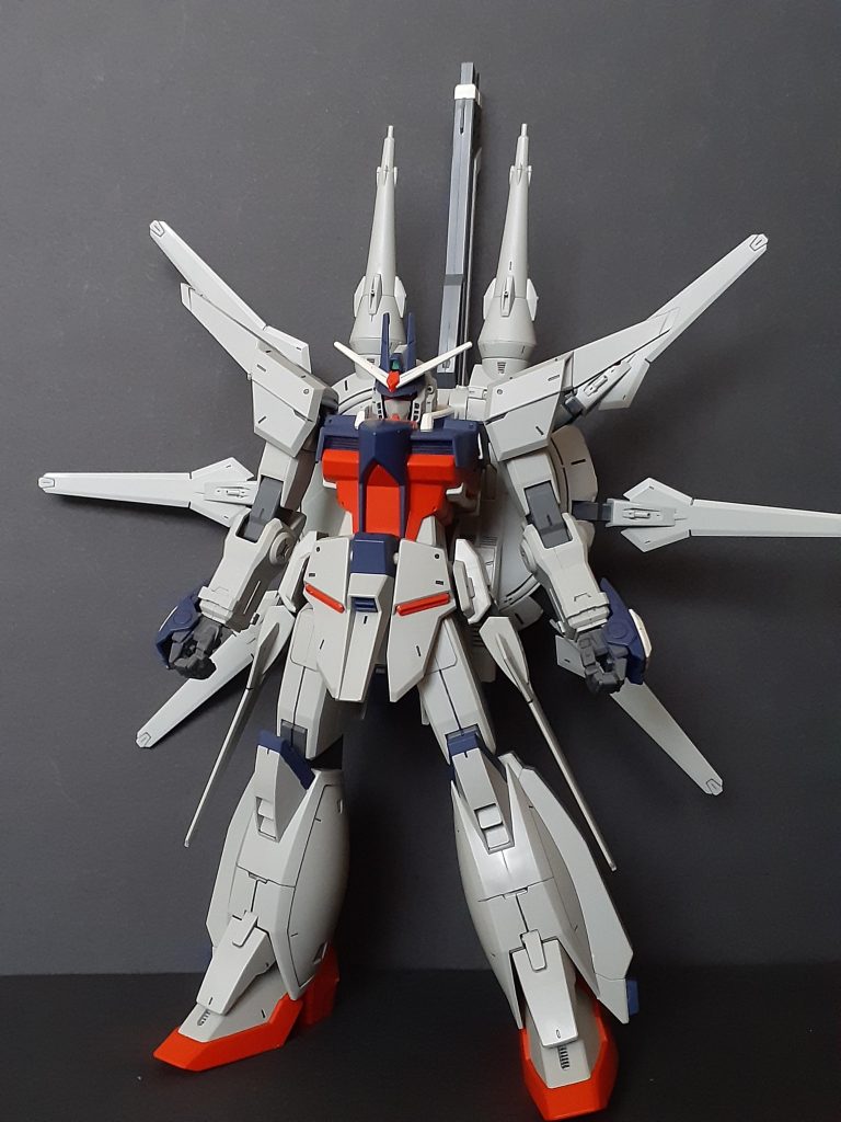 スタンド付き初回版なのでかれこれ18年前のモノ。今回弄って気付いたのは頬の黒パーツが付いていなかったこと。どうやら当時付け忘れてたらしい。もちろん当時のランナーが残っているわけもなく、今回その箇所に大体同サイズに切った黒いシールを貼って誤魔化しています。