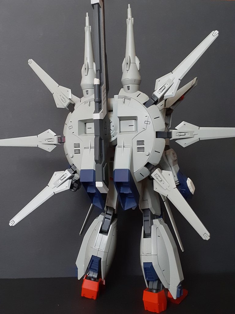 スミ入れをし直してつや消ししただけ。あとは一部ポリキャップ交換くらい。