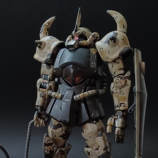 HGUC 1/144 グフ REVIVE ・チョコチップ迷彩