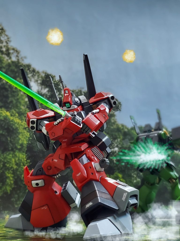 換装作業が完了したリック・ディアスはアムロ・レイの操縦技術に応えるかのように高いマニューバを発揮する👊✨アウドムラ部隊はカラバ極東支部と合流し各地でティターンズに対しゲリラ戦を展開🎵アムロ・レイの戦線への完全復帰により次々に戦果を挙げる💪だが、このアウドムラの活躍によりカラバはこれまで以上の盛り上りをみせる🎉そして士気の高まったカラバヨーロッパ支部は『今こそティターンズに鉄槌を❗』と、大規模な作戦『ラサ生産基地奪取作戦』を推し進める😔✨