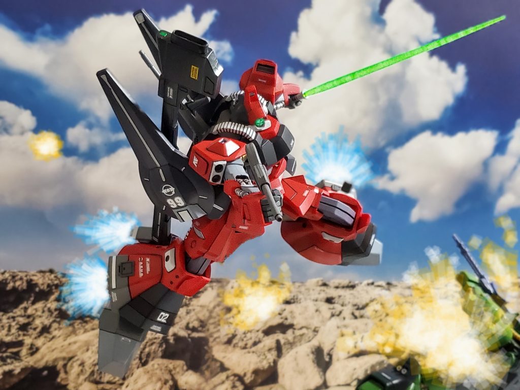 一年戦争時を彷彿させるかのような戦いぶりで、ティターンズ部隊を撃破しベース中枢に突入するリック・ディアス高機動型~👊✨その機動性で防衛網を掻い潜り、武器を次々に切り替え無駄のない戦闘を繰り広げるアムロ・レイ🙌✨