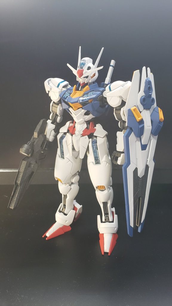 塗装練習のつもりで作ってて、失敗したところも多々あります。合わせ目消しガタガタとか、マスキング失敗して滲んでるとか。失敗をリカバリするのに時間を使って作品が完成しないのはイヤだし、積んでるプラモを少しでも減らしていきたいので、あまりやり直しはしてません。失敗は全て次回作で注意すればいいや、というスタンスです。