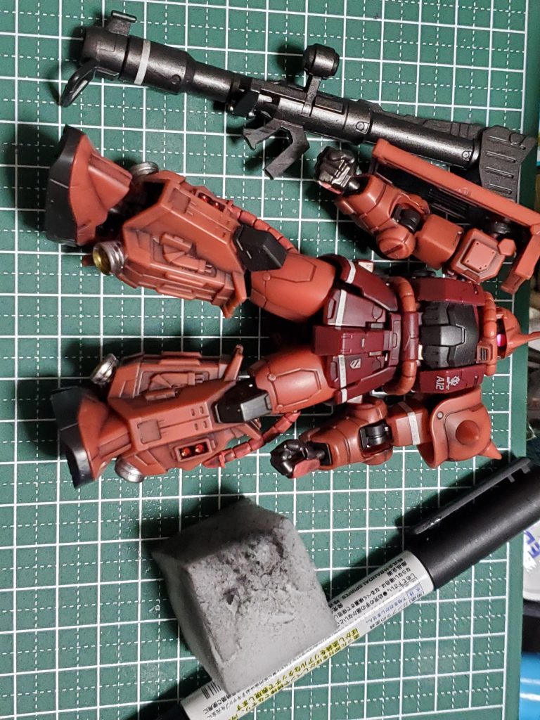 リアルタッチマーカー塗りたくり、スポンジで仕上げてます。