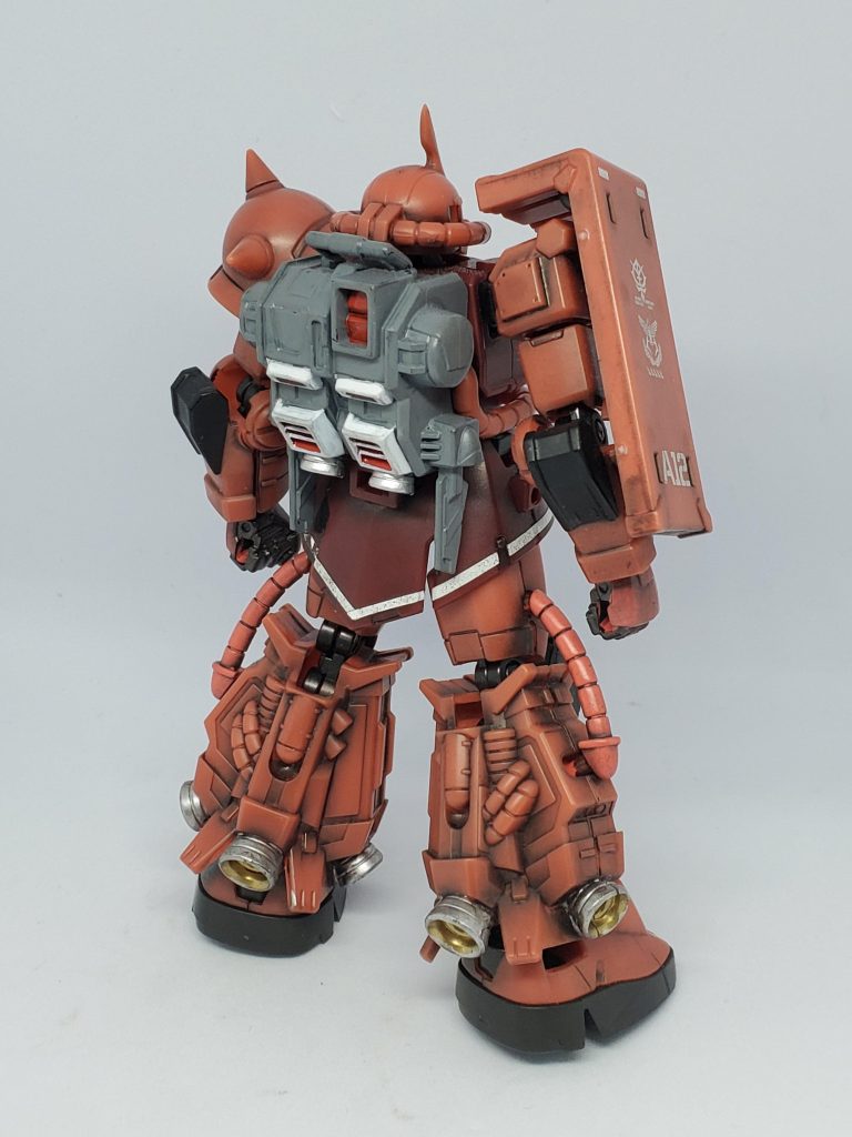 食玩Gフレームシャア専用高機動型ざく–2枚目/制作者：英吉