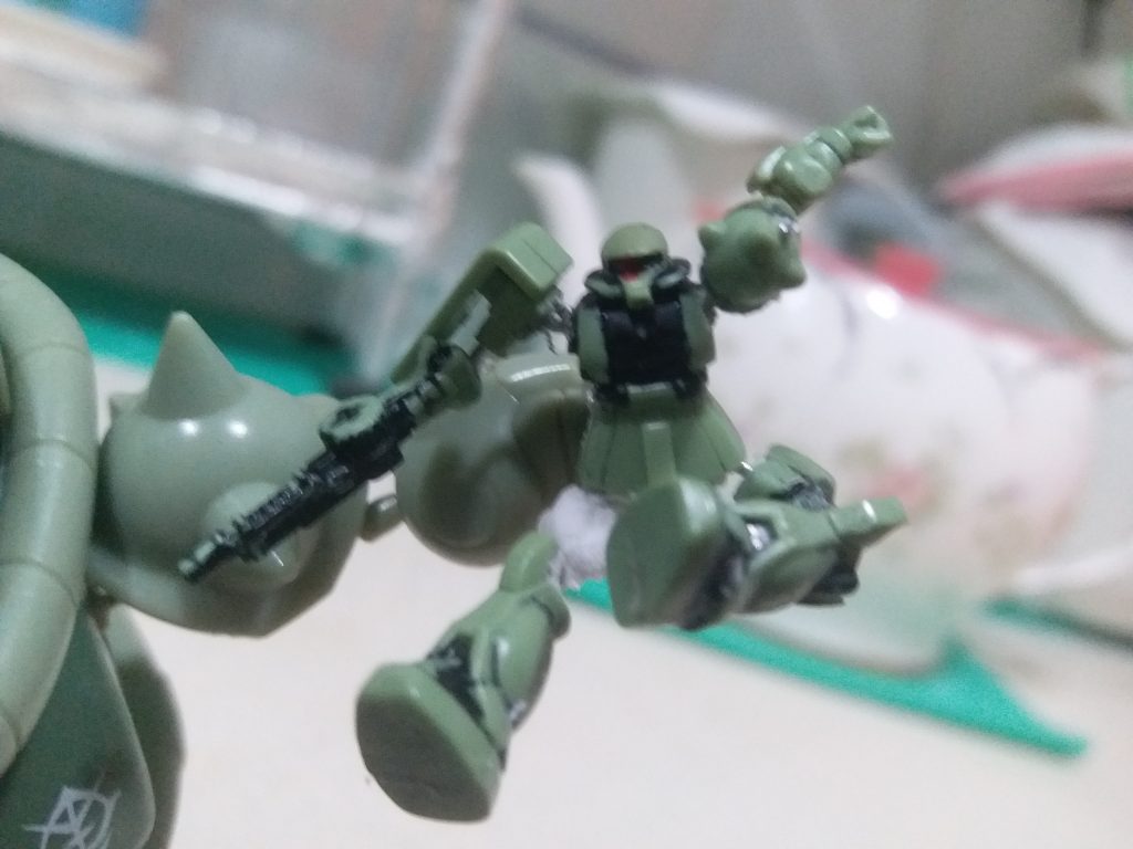 1/600スケールのザク？–5枚目/制作者：LUNLUN（邪道可動）