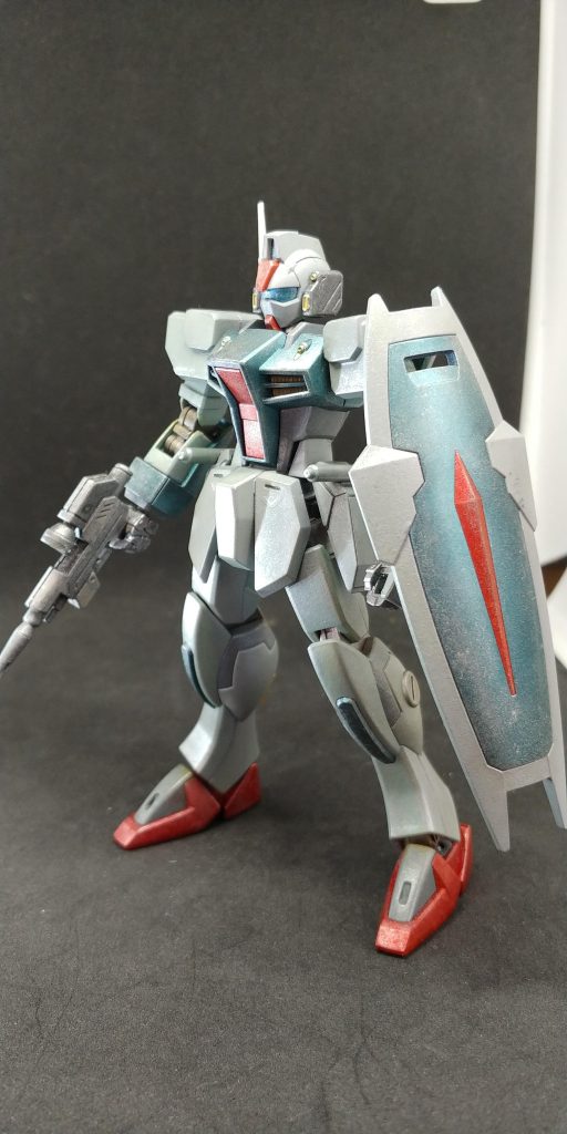 箱絵な感じでと思い、白パーツにはGアイグリーンを下地に【Gグレー×Gホワイト】で塗装、で全体的にちょっと汚し入れてます。