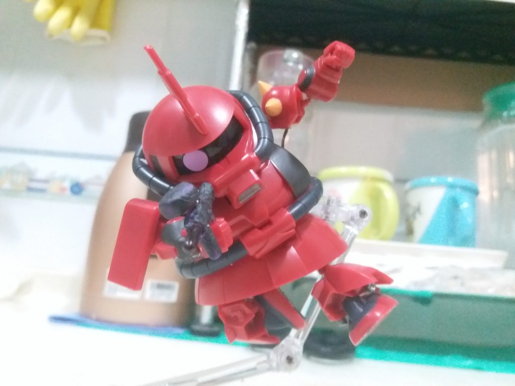 EXCEED MODEL SD ジョニー・ライデン専用 高機動型ザクⅡ–4枚目/制作者：LUNLUN（邪道可動）