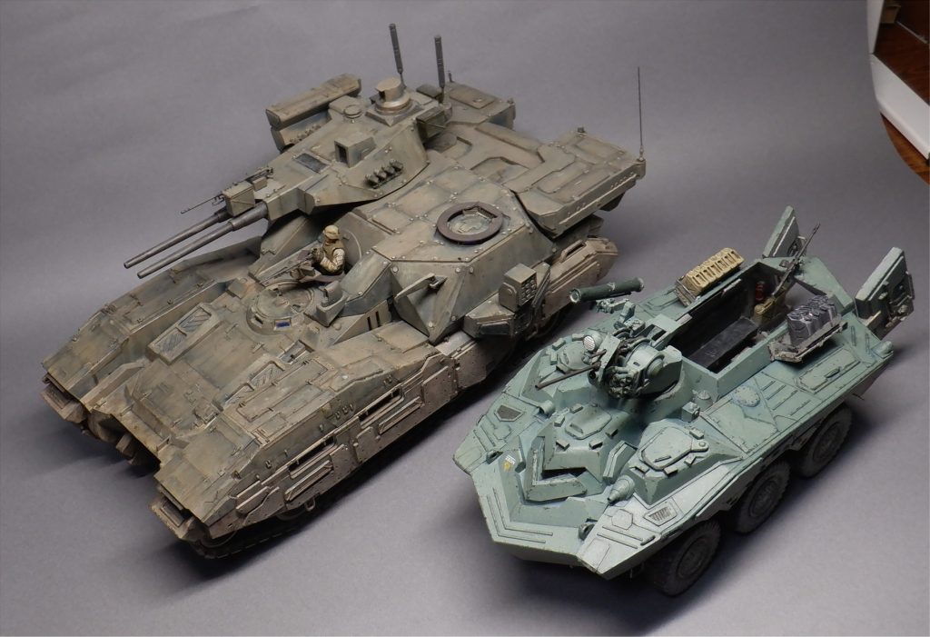 61式IFVとの比較。61式でかいですね。