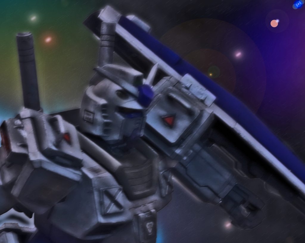 「先ずはこっちの射程まで入ってもらう！」ゼノはフルスロットルでG−3ガンダムを飛ばす。RXシリーズでも白兵戦に特化した78タイプは機動力に関しては折り紙付きで、そこに関しては既に実戦で戦果を上げているホワイトベース隊のガンダムが証明している。元戦闘機乗りのゼノはその加速に怯む事なく距離を詰めにいく。