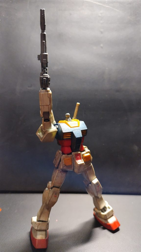 このポーズは外せませんね。