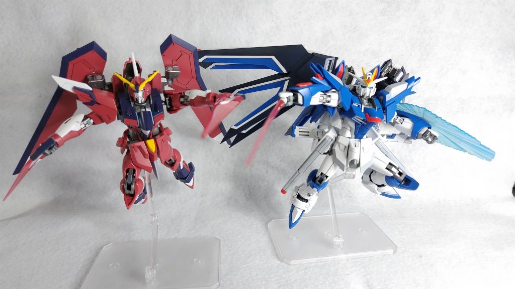 デストロイ撃破の突き刺し。ディスプレイベースを使えば様々なシーンが出来て楽しいです。