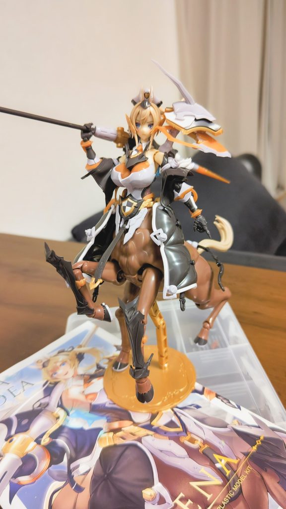 ガンプラ関係ないんですが、一枚だけ！アルカナディアのエレーナ全塗装しようと決意しております！ 以上！