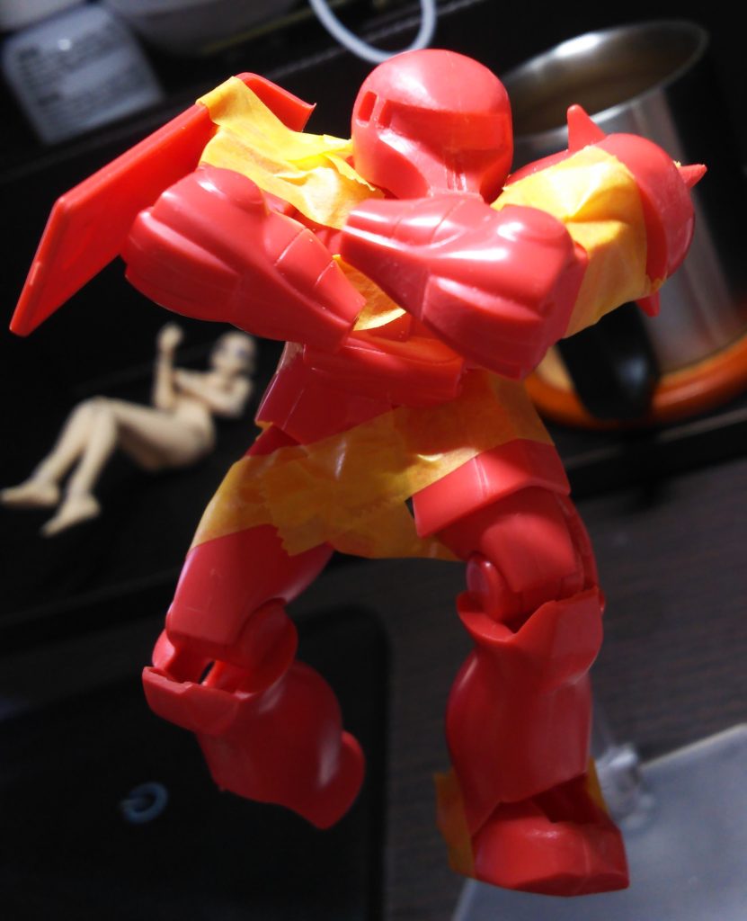 旧キット　１/144　量産型ザク（クラウンザク）–4枚目/制作者：かわまる（田舎おやじの模型時代）