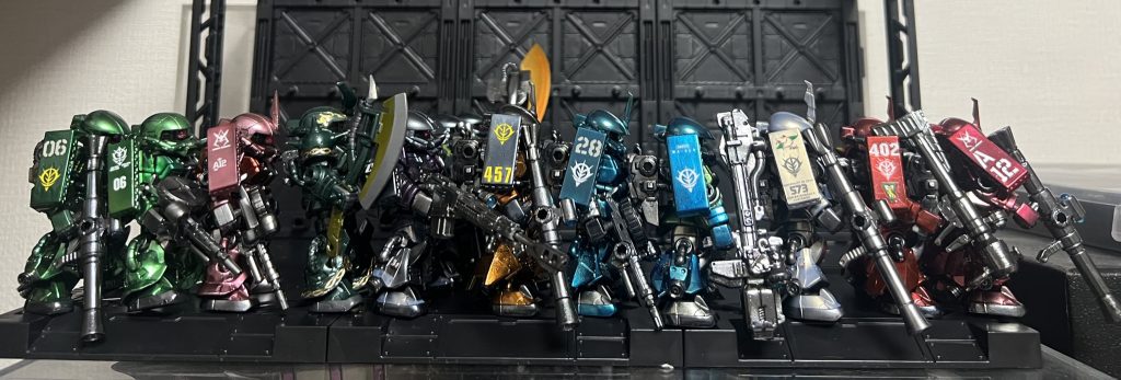 モビルスーツアンサンブル　13体のザク–5枚目/制作者：ガシャポン魂