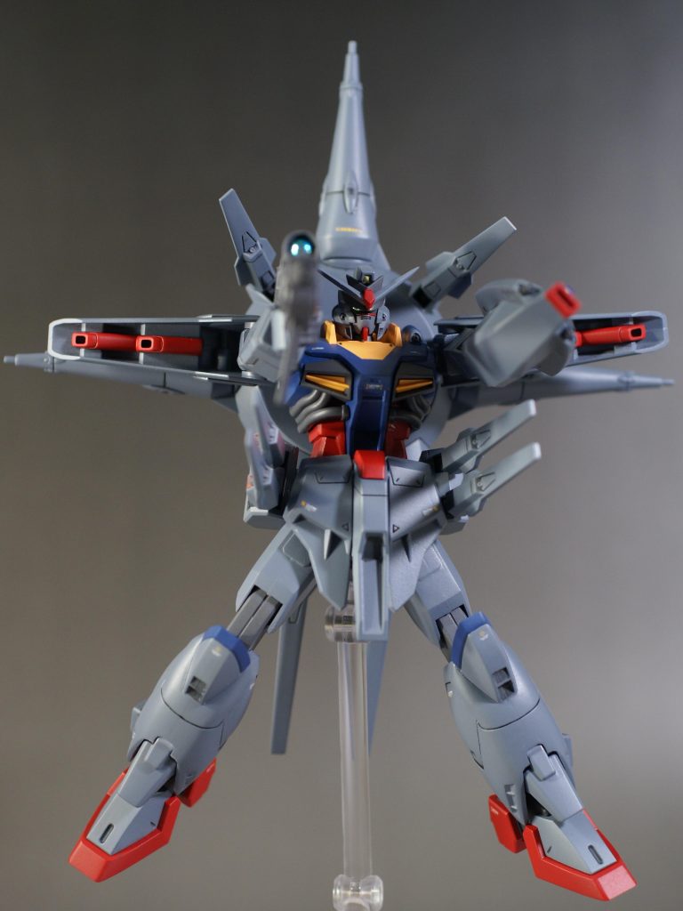 腰部ドラグーン基部を改修してあるのでフルバースト風もできます