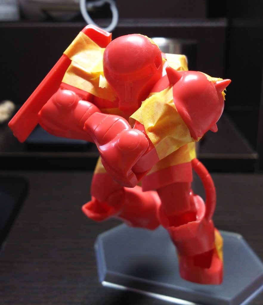 ポーズの検討中。