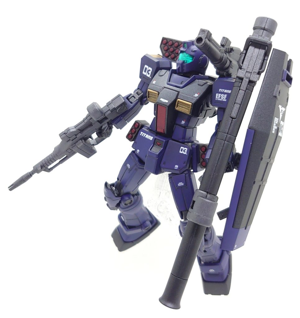 HGGTO RGM-79 ジム (ショルダー・キャノン装備/ミサイルポッド装備) 『ジムの日に向けて』–6枚目/制作者:早摘みレモン