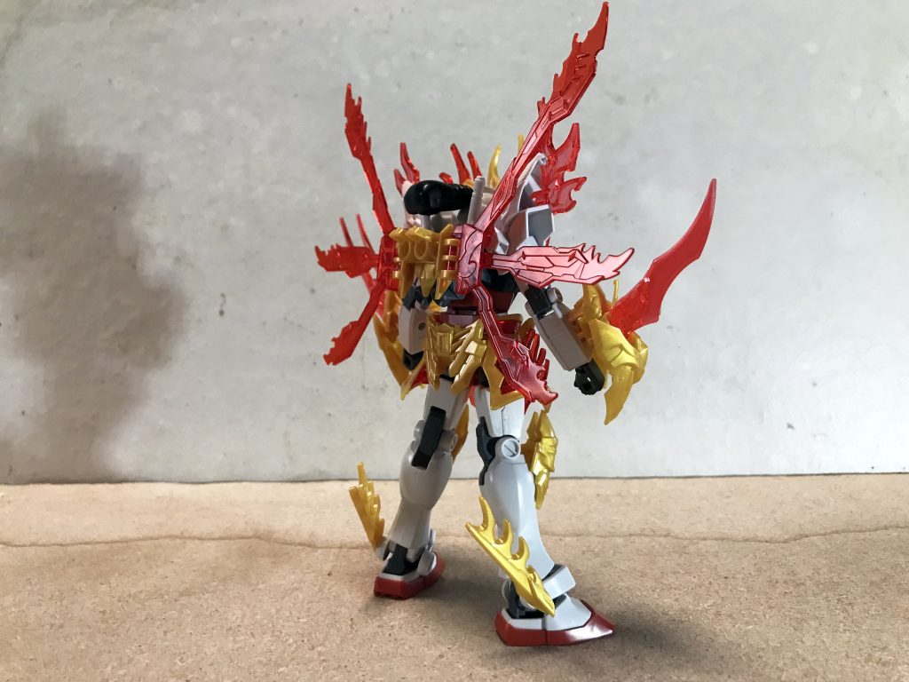 バックショット!SD要素の束ねた後ろ髪がチラ見えしております笑